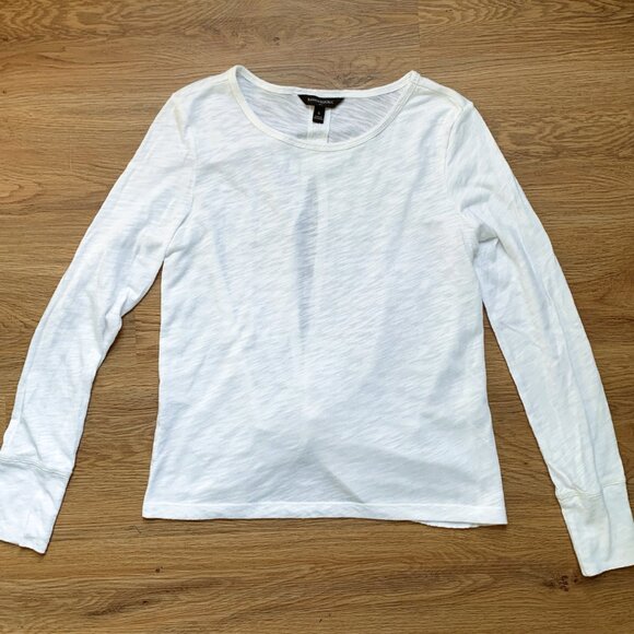 Banana Republic Long-Sleeve Top with Open Keyhole Back – Size S - Picture 4 of 9